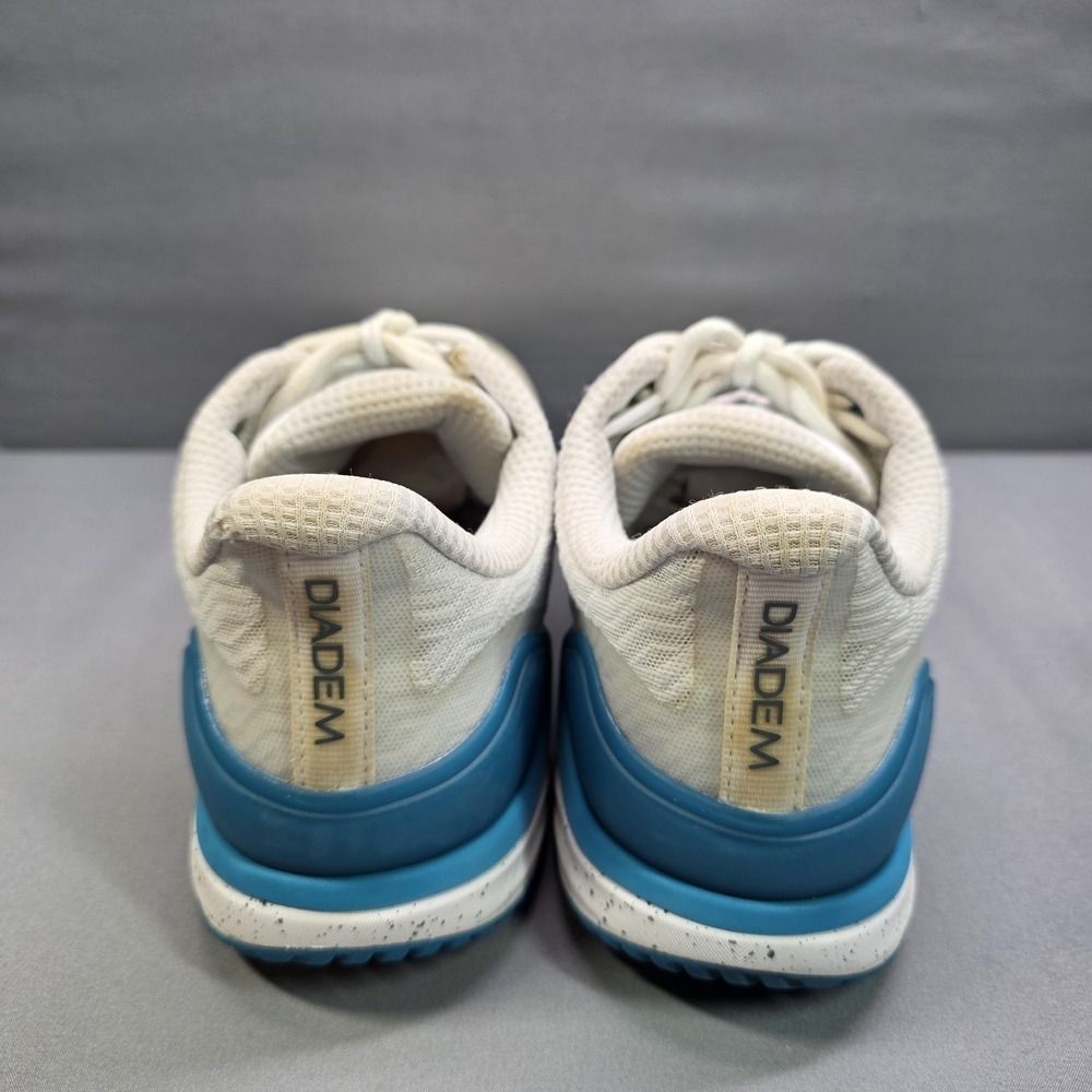 Diadem Court Burst Tennis Pickleball Shoes White Blue Womens 8.5 - Picture 7 of 16